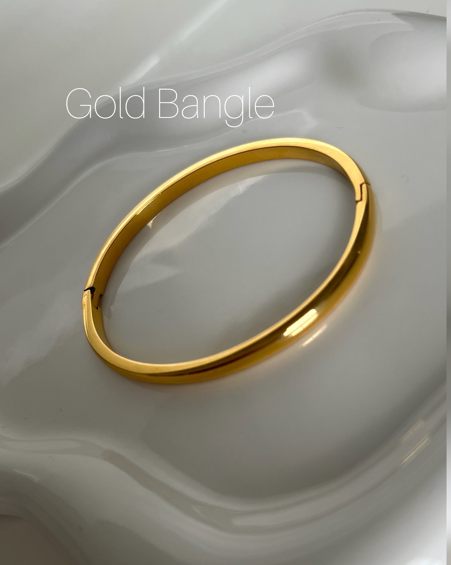 Gold  Bracelet Titanium Steel Bangle Stainless Steel