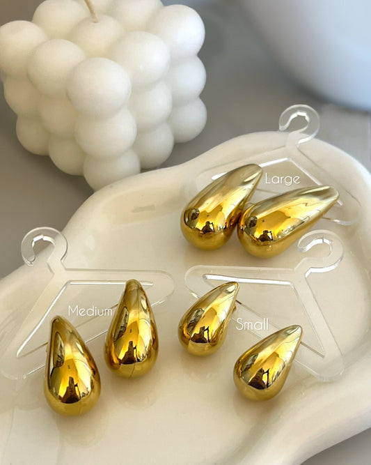 Waterdrop Earrings Gold Stud Earrings