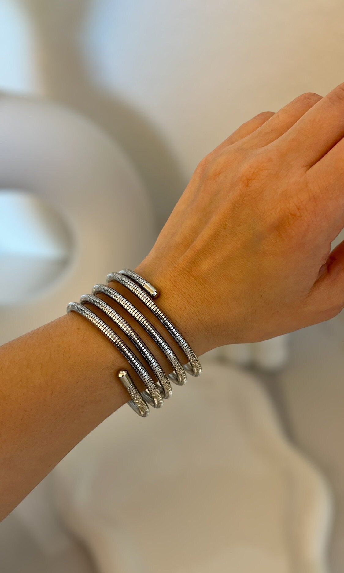 Stackable Multi-Layer Wrap Arm Bracelet Bangle