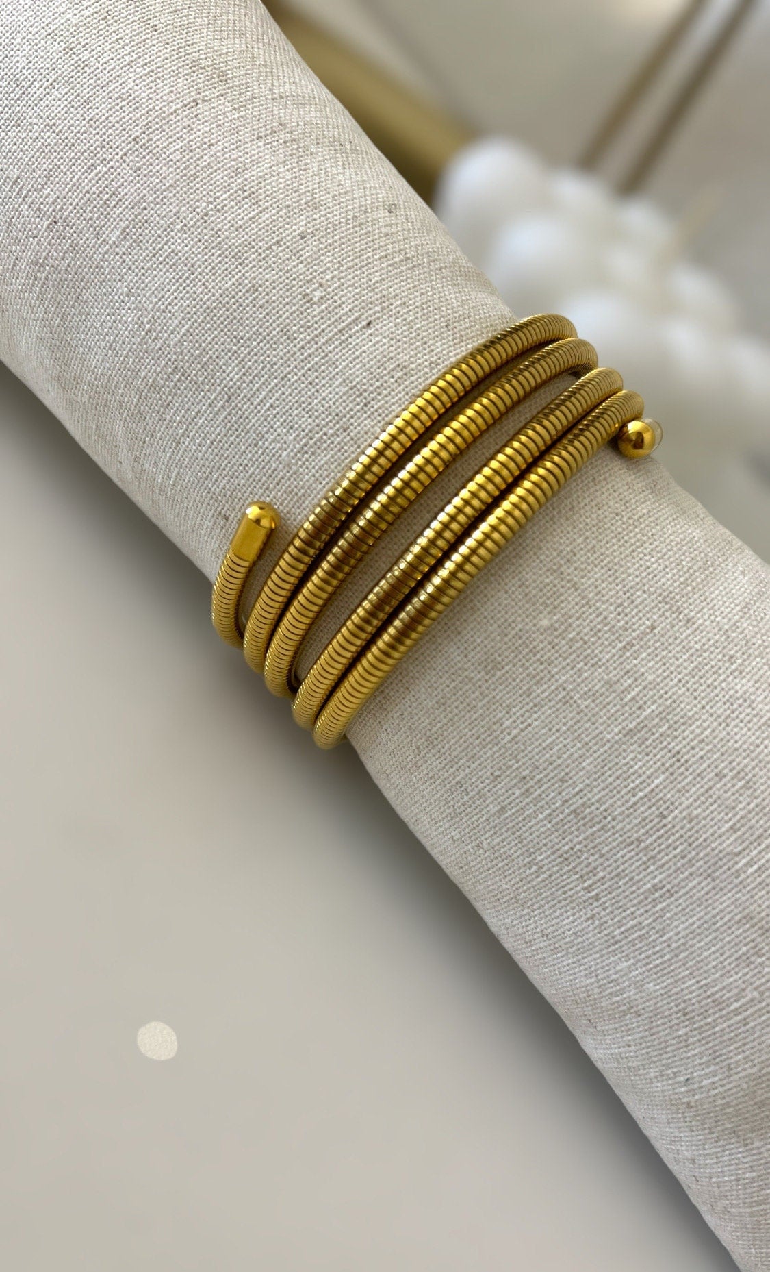 Stackable Multi-Layer Wrap Arm Bracelet Bangle