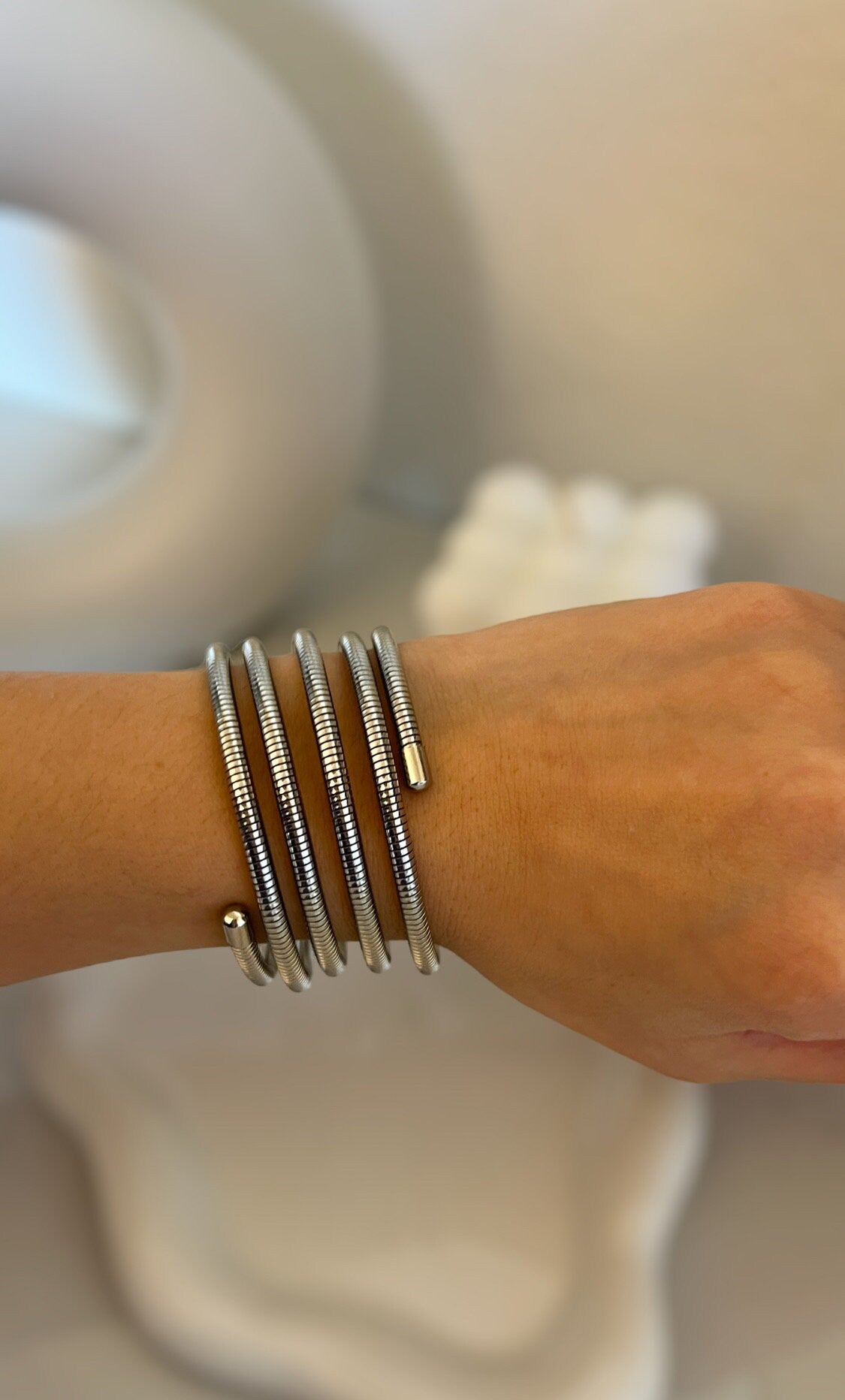 Stackable Multi-Layer Wrap Arm Bracelet Bangle